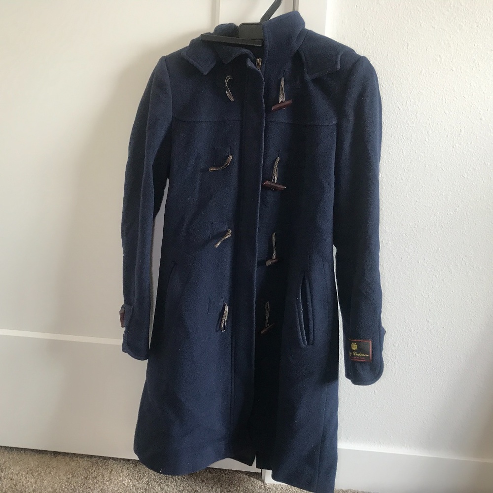 Beautiful European Blue Navy Coat ( Made in Italy)